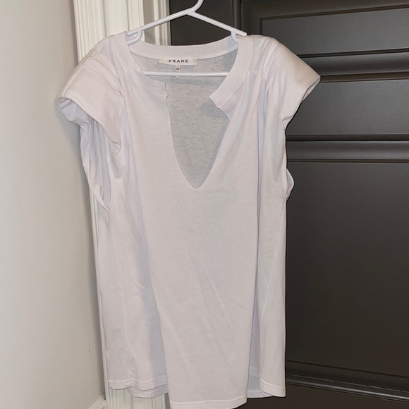 FRAME shoulder pad t shirt - Picture 2 of 3
